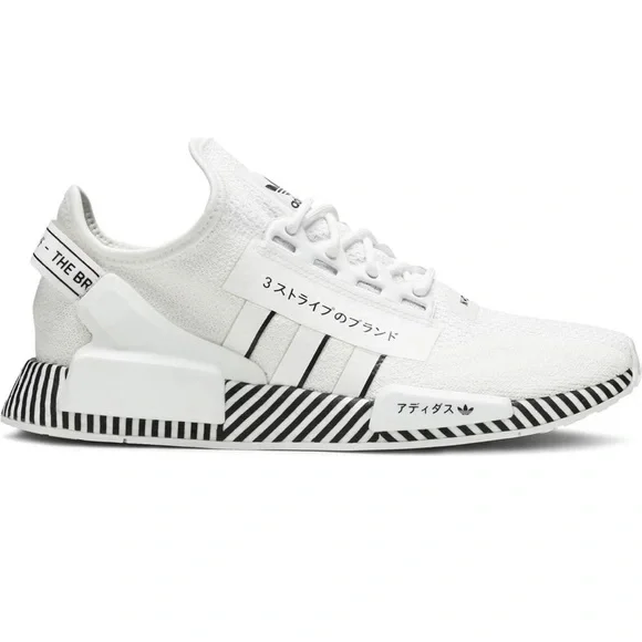adidas | Shoes | Adidas Japanese Nmd R V2 Dazzle Cloud White Mens | Poshmark